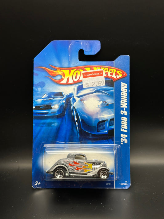 HOT WHEELS - 34 FORD 3-WINDOW (2006) - HW MAINLINE