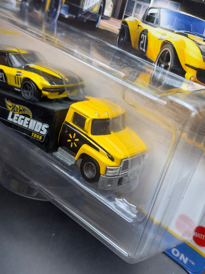 HOT WHEELS - CUSTOM CORVETTE STINGRAY COUPE / CARRY ON (2021) - TEAM TRANSPORT - WALMART EXCLUSIVE