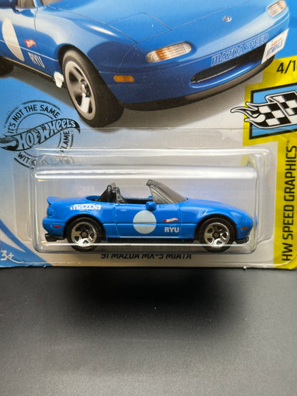 HOT WHEELS - 91 MAZDA MX5 MIATA (2019) - HW SPEED GRAPHICS 4/10