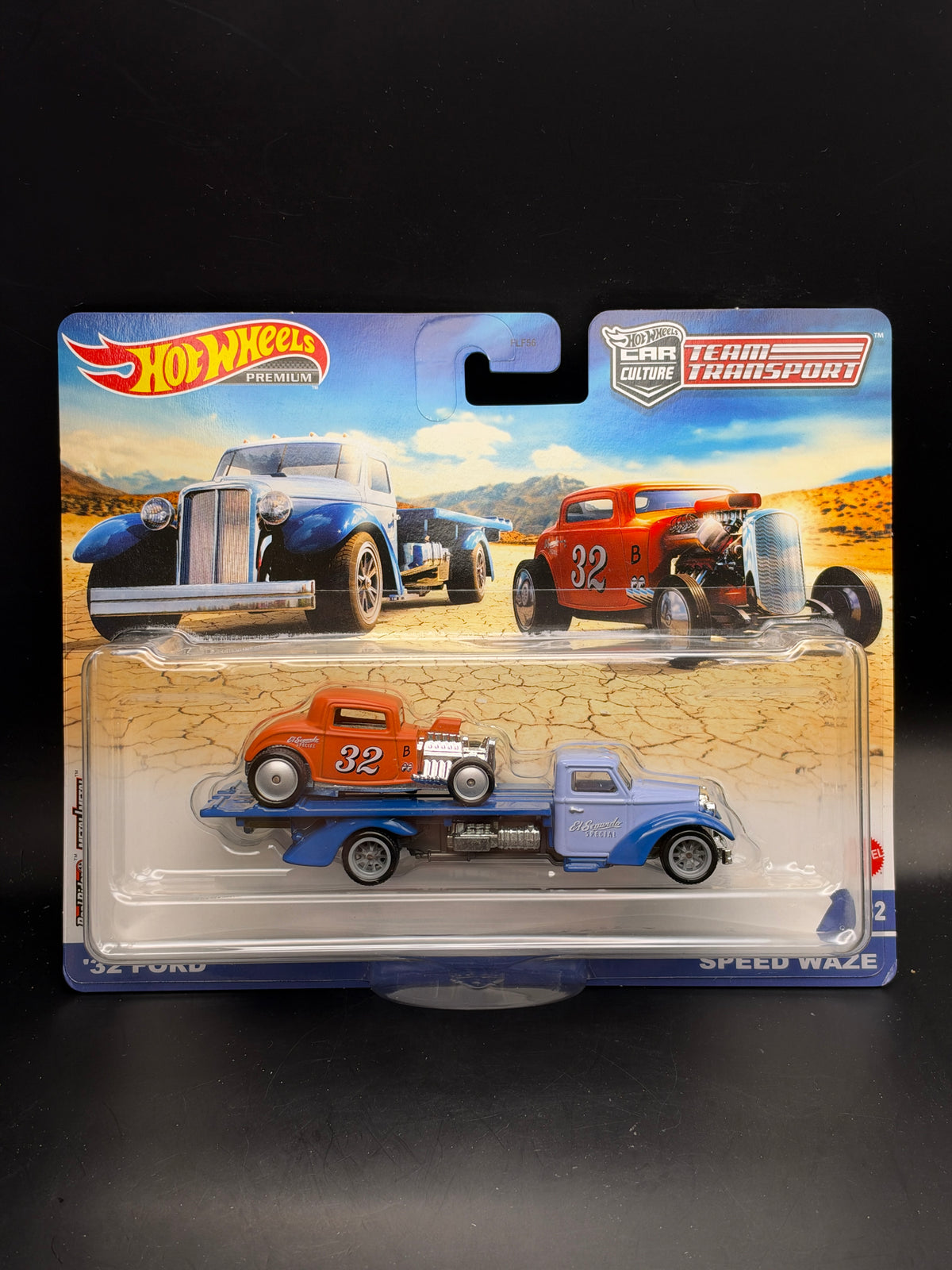HOT WHEELS - 32 FORD / SPEED WAZE (2021) - TEAM TRANSPORT #32