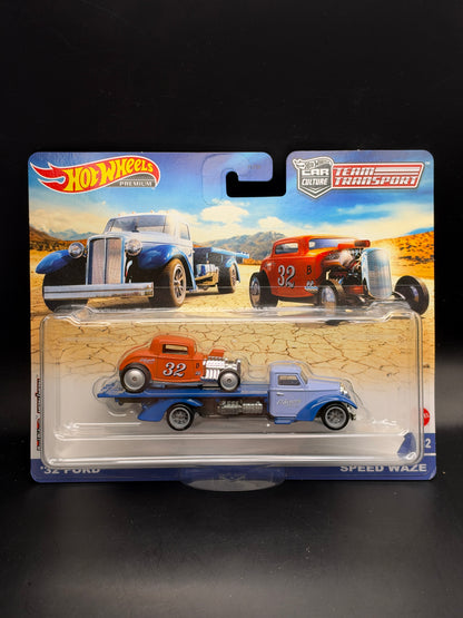 HOT WHEELS - 32 FORD / SPEED WAZE (2021) - TEAM TRANSPORT #32