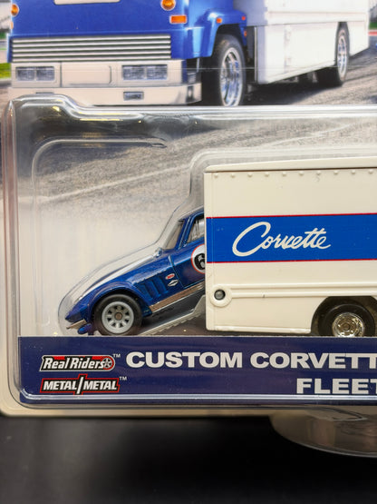 HOT WHEELS - CUSTOM CORVETTE STINGRAY COUPE / FLEET FLYER (2020) - TEAM TRANSPORT #24