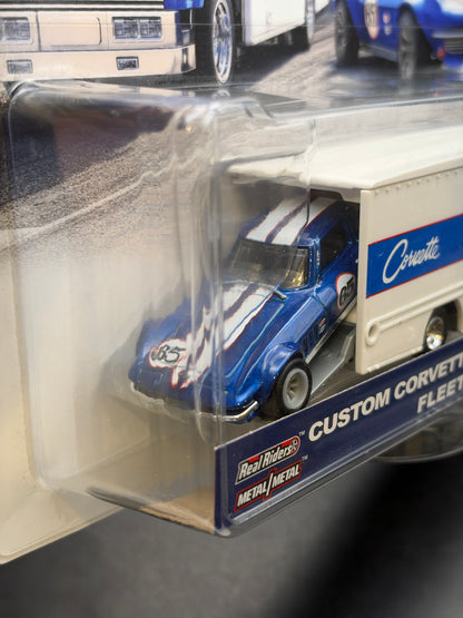 HOT WHEELS - CUSTOM CORVETTE STINGRAY COUPE / FLEET FLYER (2020) - TEAM TRANSPORT #24