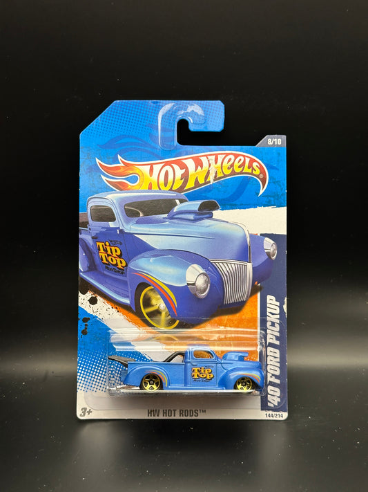 HOT WHEELS - 40 FORD PICKUP (2010) - HW HOT RODS 8/10