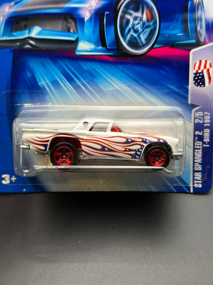 HOT WHEELS - 1957 T-BIRD (2004) - HW STAR SPANGLED SERIES 2/5
