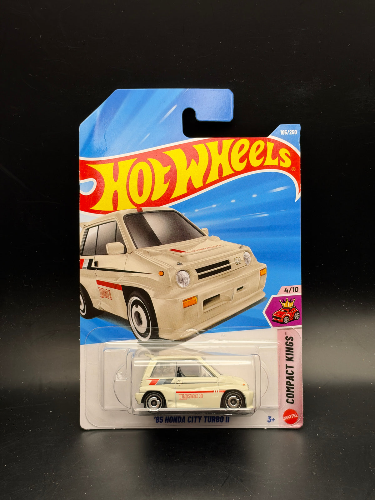 HOT WHEELS - 85 HONDA CITY TURBO II (2026) - HW COMPACT KINGS 4/10