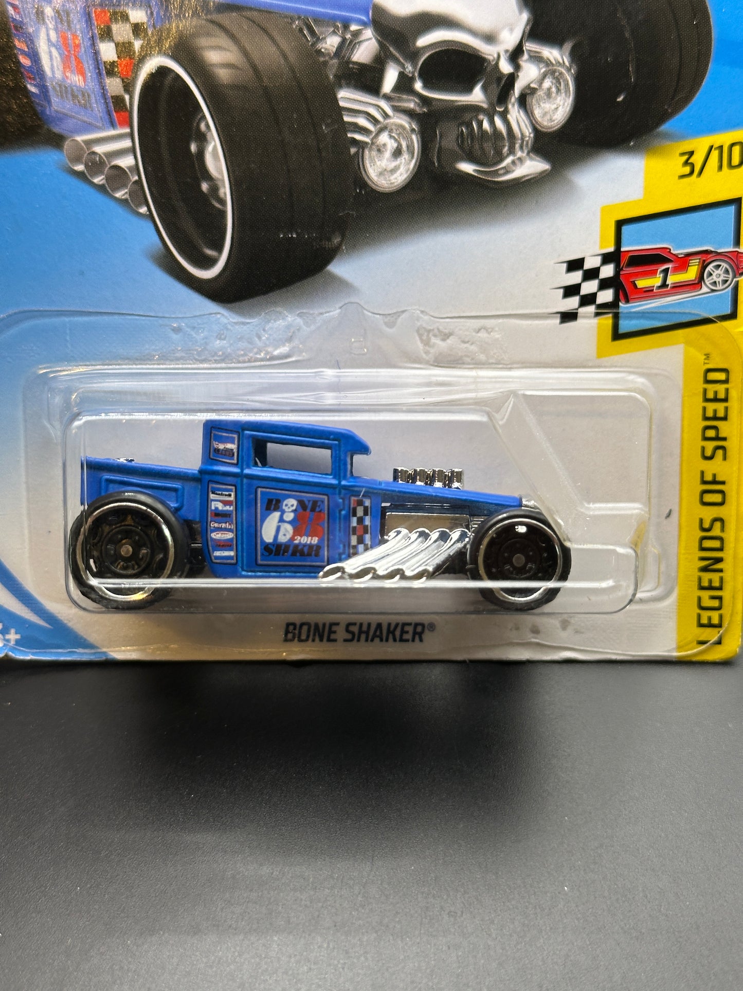HOT WHEELS - BONE SHAKER (2018) - HW LEGENDS OF SPEED 3/10
