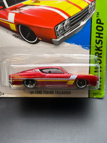 HOT WHEELS - 69 FORD TORINO TALLADEGA (2014) - HW WORKSHOP