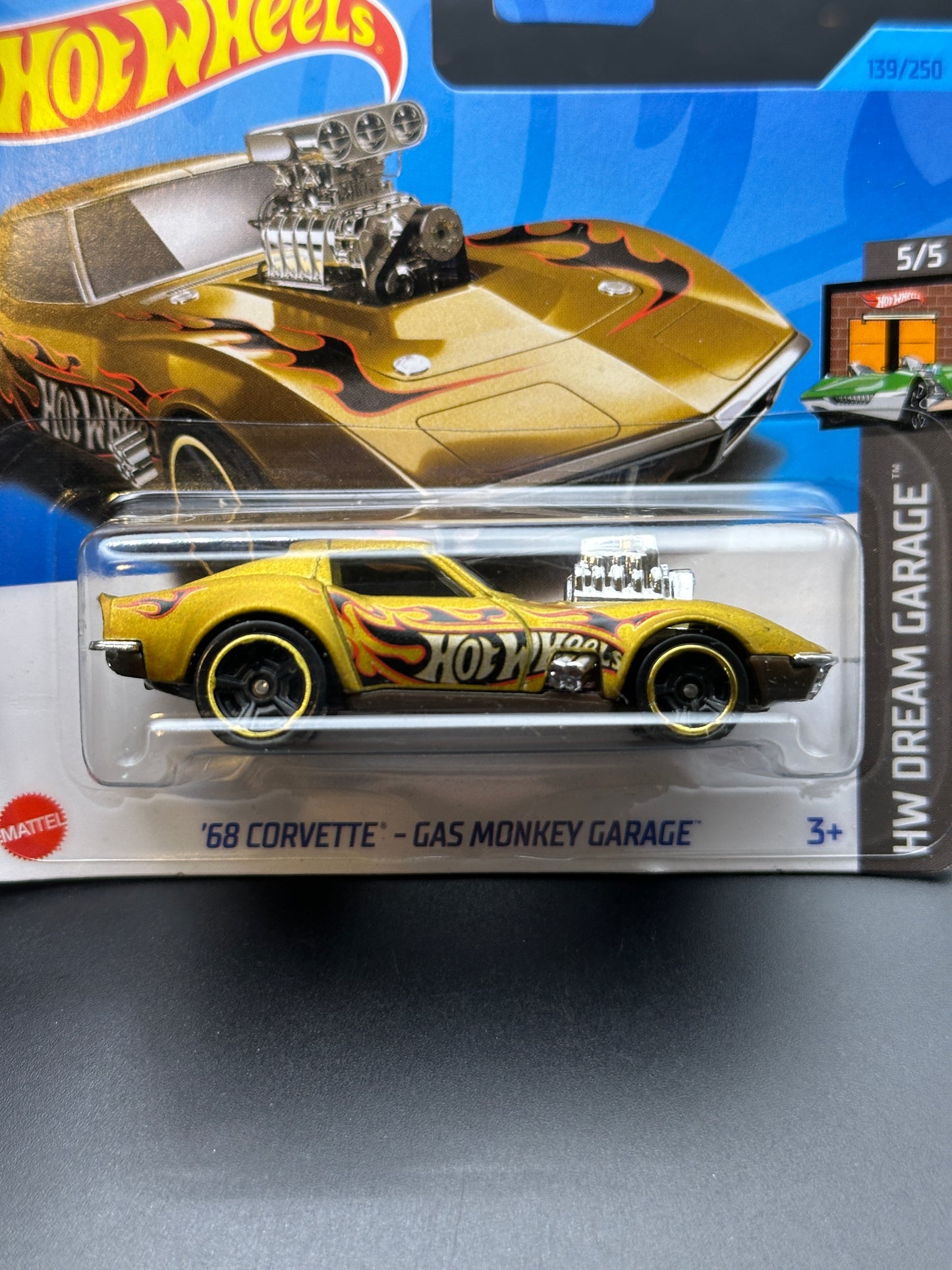 HOT WHEELS - 68 CORVETTE - GAS MONKEY GARAGE (2023) - HW DREAM GARAGE 5/5