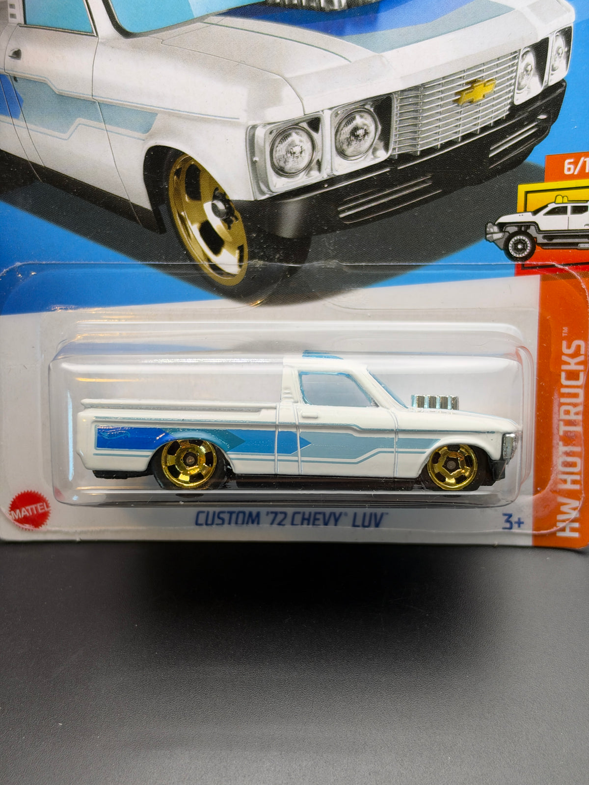 HOT WHEELS - CUSTOM 72 CHEVY LUV (2024) - HW HOT TRUCKS 6/10