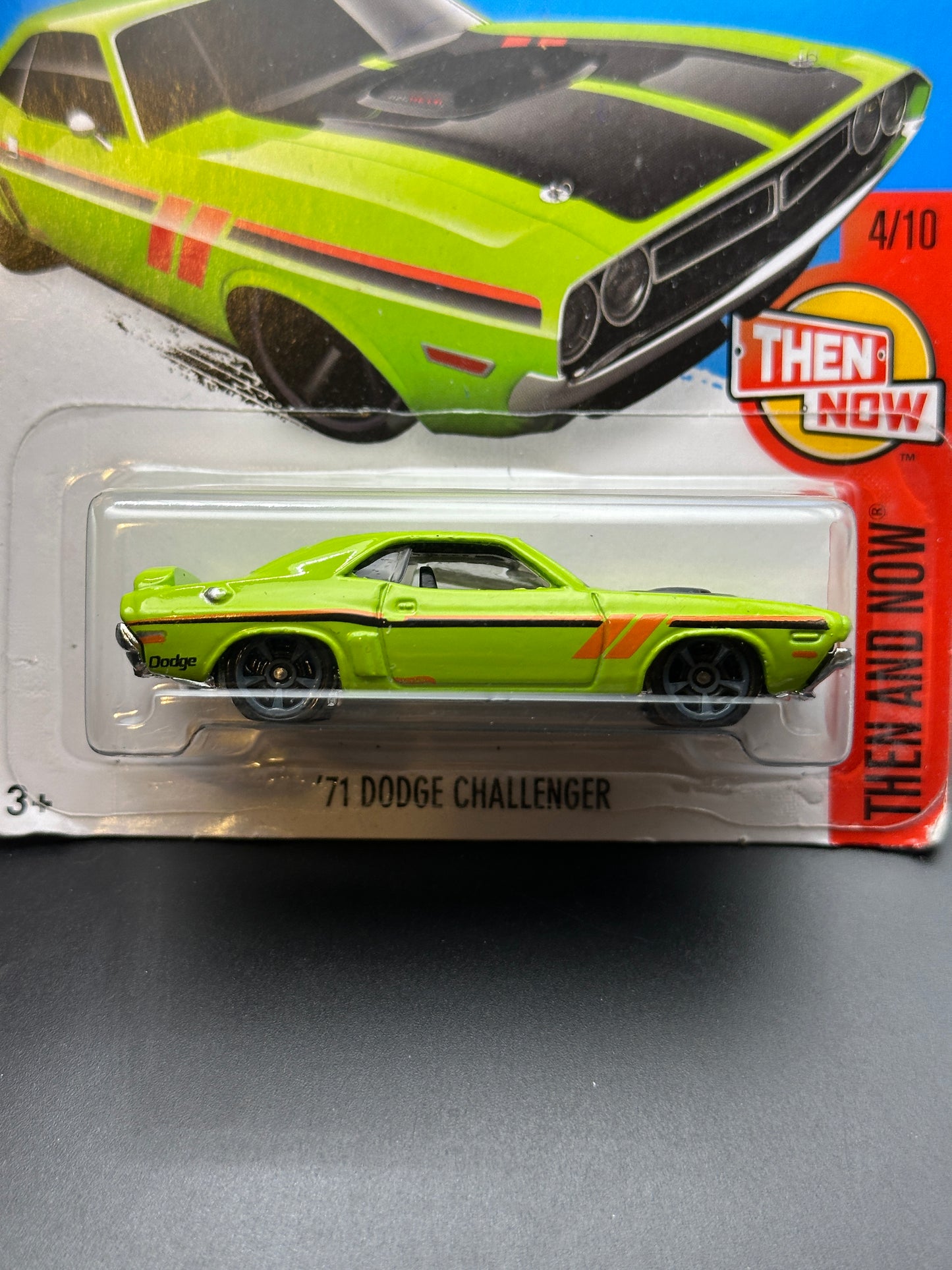 HOT WHEELS - 71 DODGE CHALLENGER (2016) - HW THEN AND NOW 4/10
