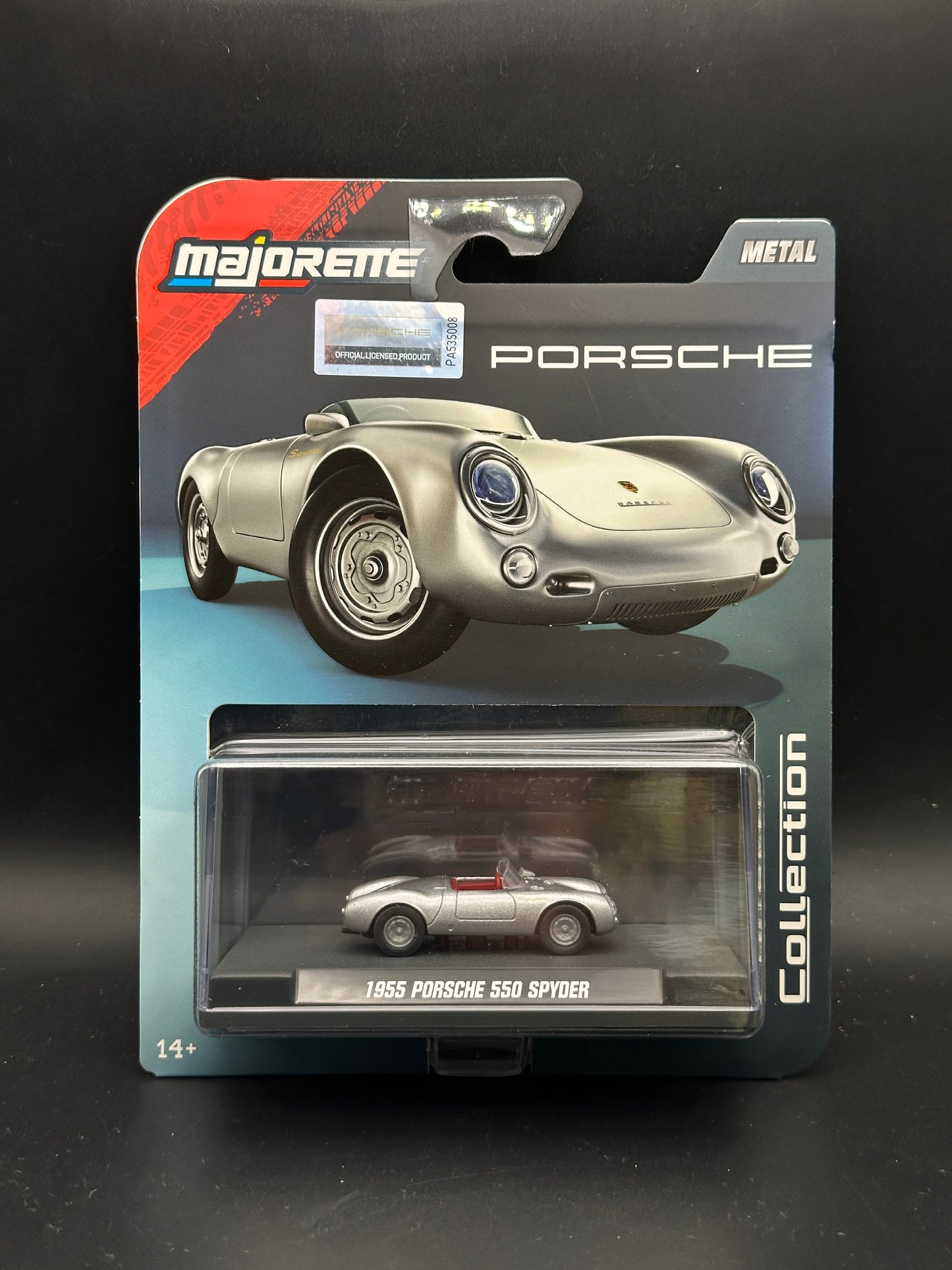 MAJORETTE COLLECTION - 1955 PORSCHE 550 SPYDER - 1/64 SCALE