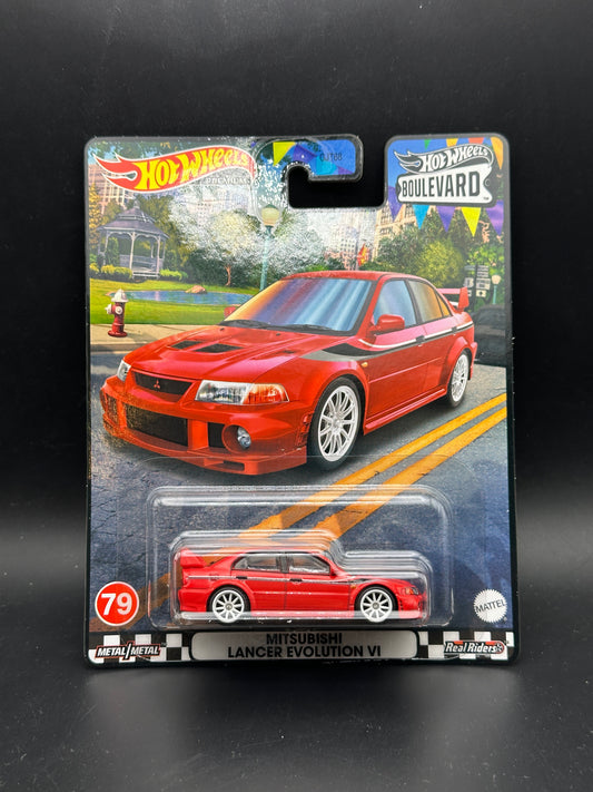 HOT WHEELS - MITSUBISHI LANCER EVOLUTION VI (2023) - HW BOULEVARD #79