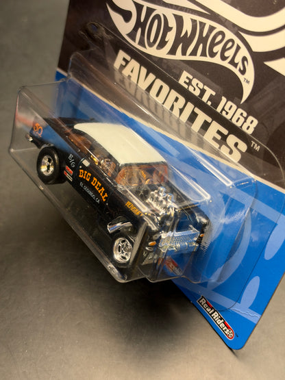 DAMAGED - HOT WHEELS - 55 CHEVY BEL AIR GASSER (2018) - HW 50th ANNIVERSARY FAVORITES 8/10 - CHASE