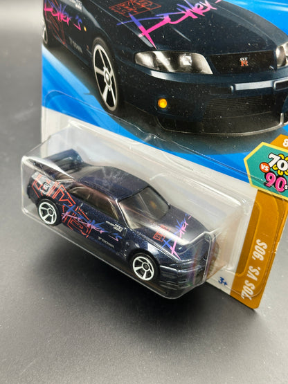 HOT WHEELS - NISSAN SKYLINE GTR BCNR33 (2025) - HW 70 VS 90 8/10