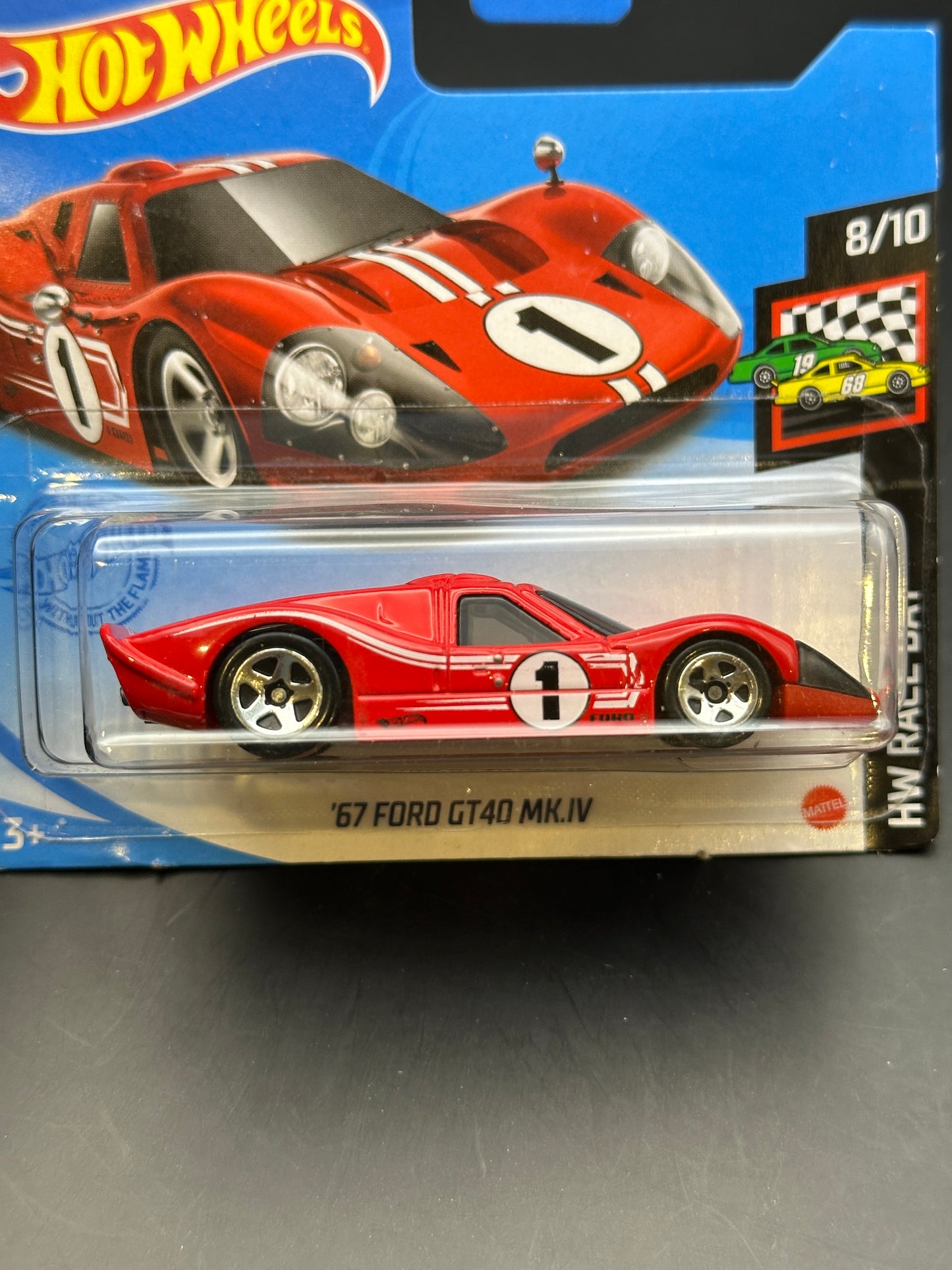 HOT WHEELS - 67 FORD GT40 MK.IV (2021) - HW RACE DAY 8/10