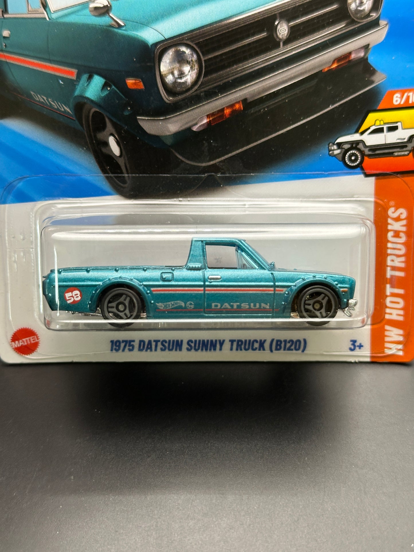 HOT WHEELS - 1975 DATSUN SUNNY TRUCK B120 (2025) - HW HOT TRUCKS 6/10