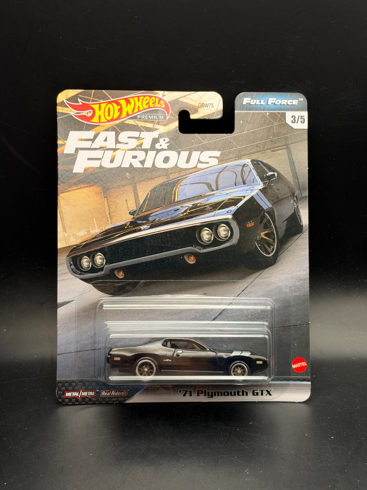 HOT WHEELS - 71 PLYMOUTH GTX (2020) - FULL FORCE - FAST AND FURIOUS 3/5