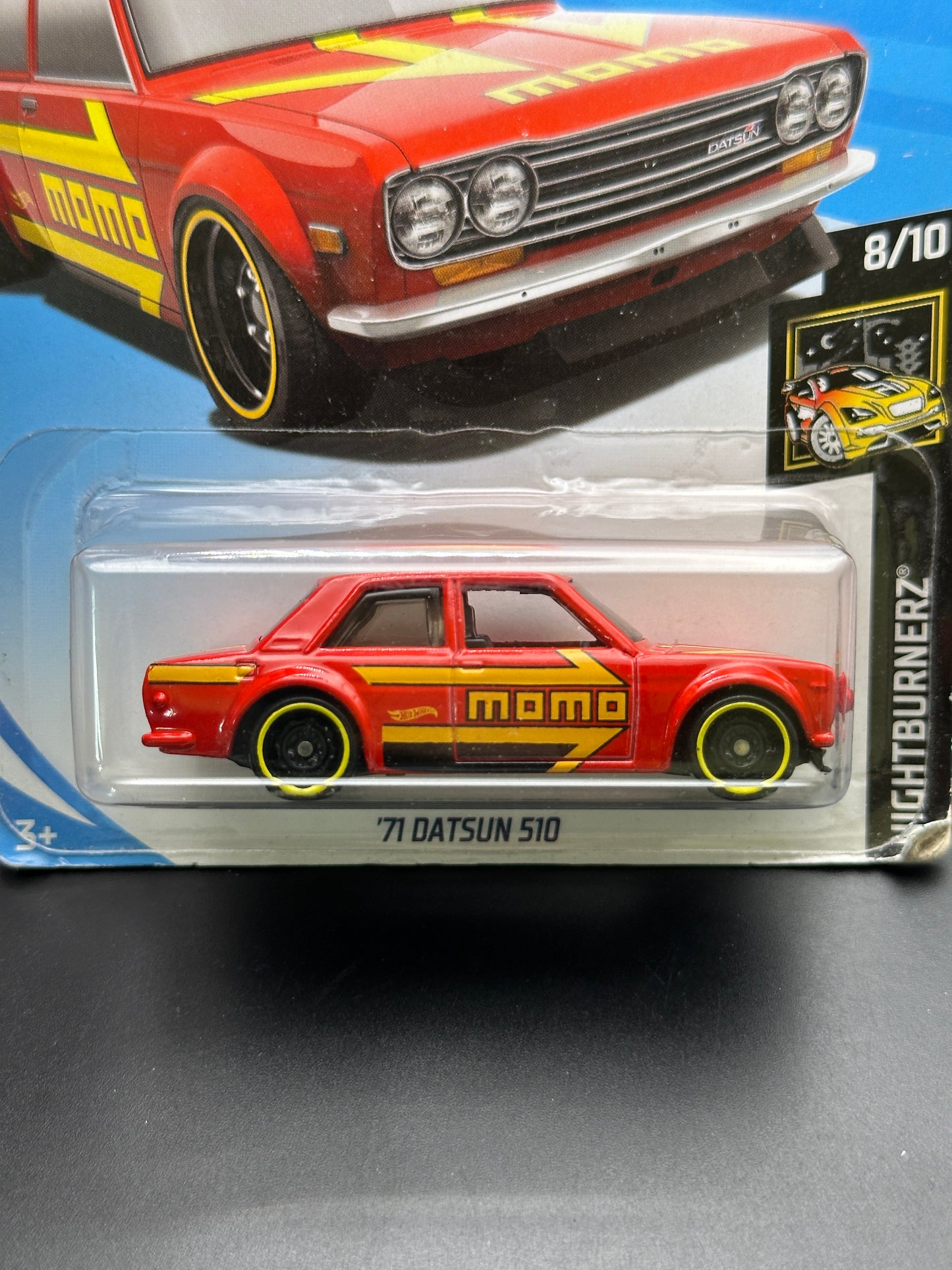 HOT WHEELS - 71 DATSUN 510 (2019) - HW NIGHTBURNERZ 8/10
