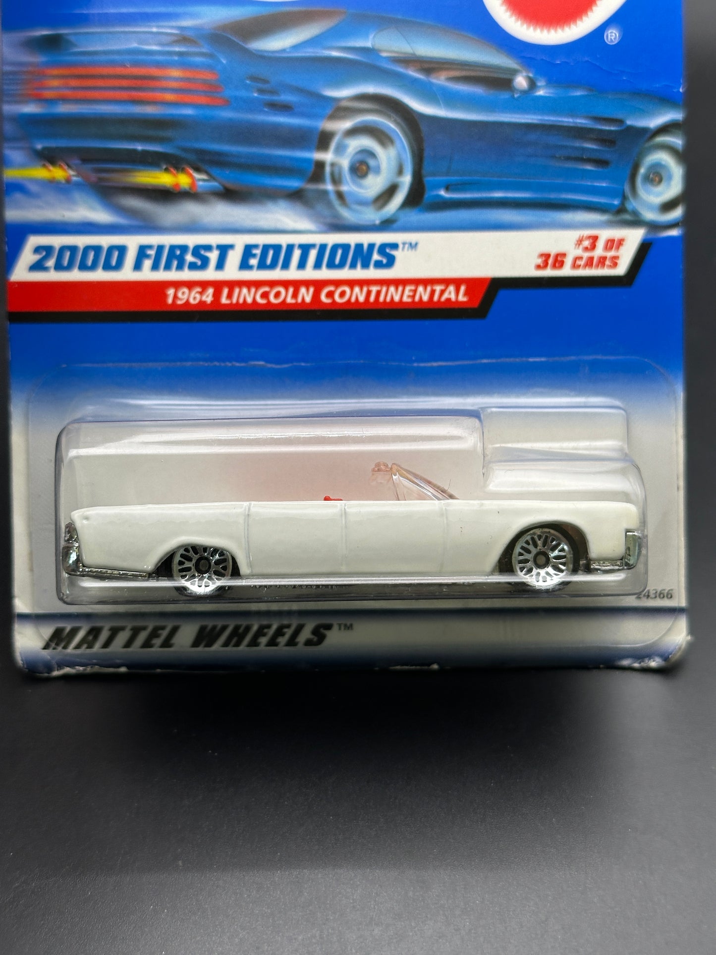 HOT WHEELS - 1964 LINCOLN CONTINENTAL CONVERTIBLE (2000) - HW 2000 FIRST EDITIONS 3/36