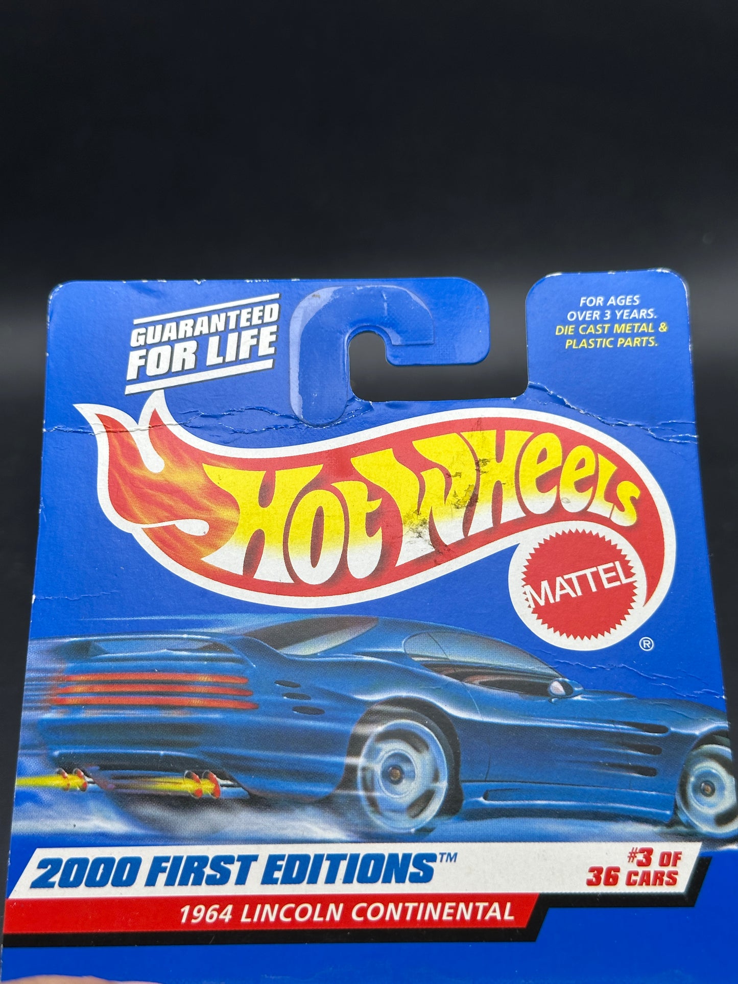 HOT WHEELS - 1964 LINCOLN CONTINENTAL CONVERTIBLE (2000) - HW 2000 FIRST EDITIONS 3/36