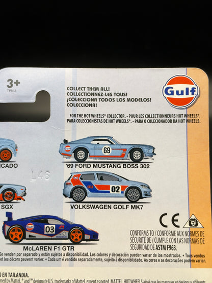HOT WHEELS - 69 FORD MUSTANG BOSS 302 (2019) - CAR CULTURE - GULF 2/5