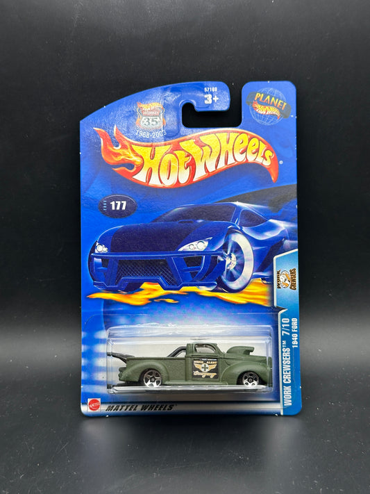 HOT WHEELS - 1940 FORD (1999) - HW WORK CREWSERS 7/10