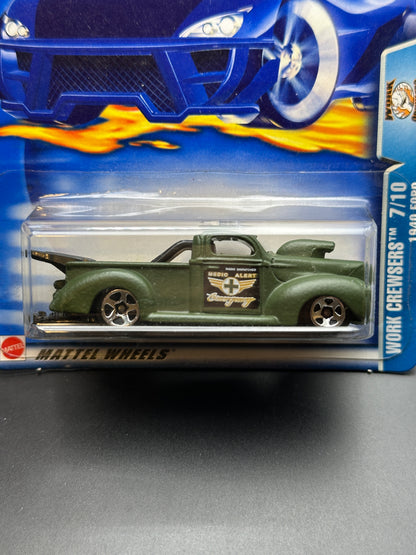 HOT WHEELS - 1940 FORD (1999) - HW WORK CREWSERS 7/10