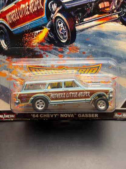 HOT WHEELS - 64 CHEVY NOVA GASSER (2022) - CAR CULTURE: DRAGSTRIP DEMONS 3/5