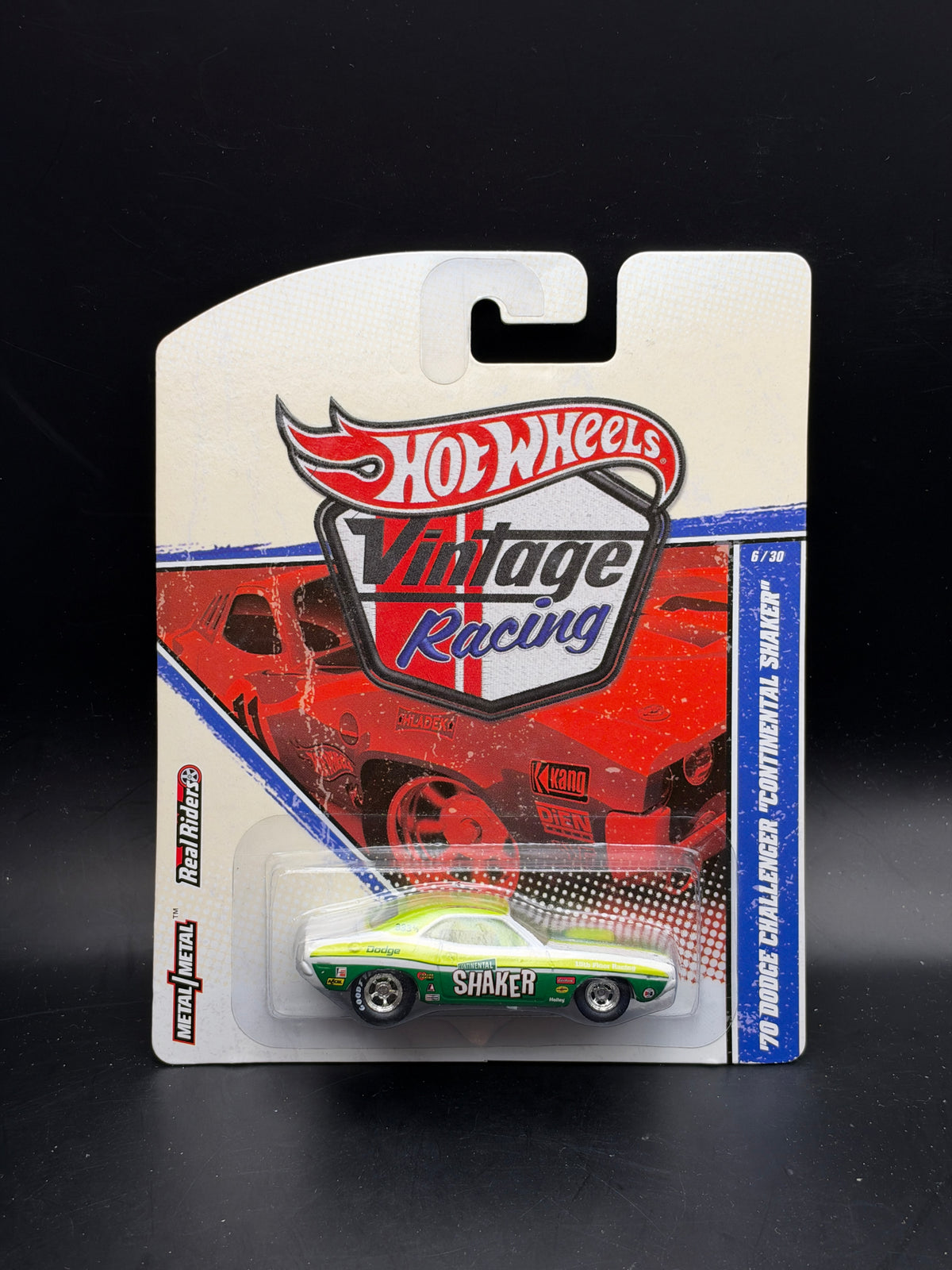 HOT WHEELS - 70 DODGE CHALLENGER “CONTINENTAL SHAKER” (2011) - VINTAGE RACING 6/30