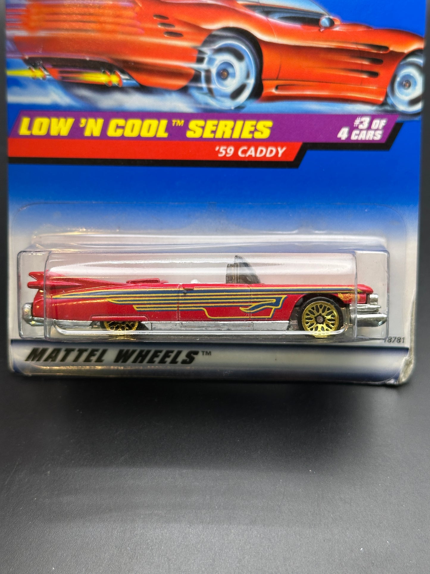 HOT WHEELS - 59 CADDY (1998) - HW LOW N COOL 3/4