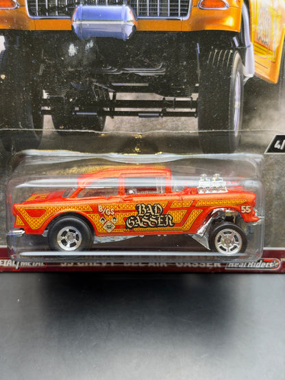 HOT WHEELS - 55 CHEVY BEL AIR GASSER (2017) - CAR CULTURE - HW REDLINERS 4/5