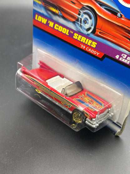 HOT WHEELS - 59 CADDY (1998) - HW LOW N COOL 3/4