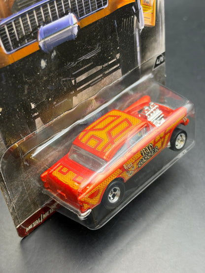 HOT WHEELS - 55 CHEVY BEL AIR GASSER (2017) - CAR CULTURE - HW REDLINERS 4/5