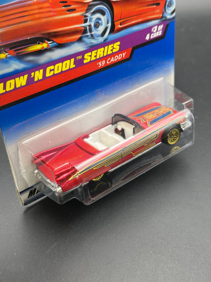 HOT WHEELS - 59 CADDY (1998) - HW LOW N COOL 3/4