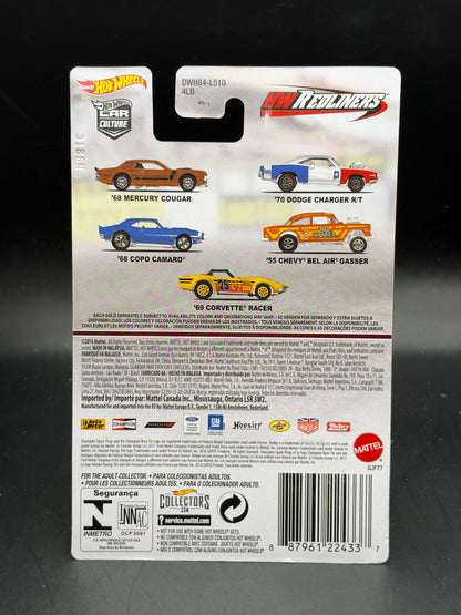 HOT WHEELS - 55 CHEVY BEL AIR GASSER (2017) - CAR CULTURE - HW REDLINERS 4/5