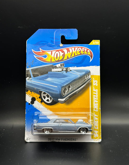 HOT WHEELS - 64 CHEVY CHEVELLE SS (2012) - HW PREMIERE