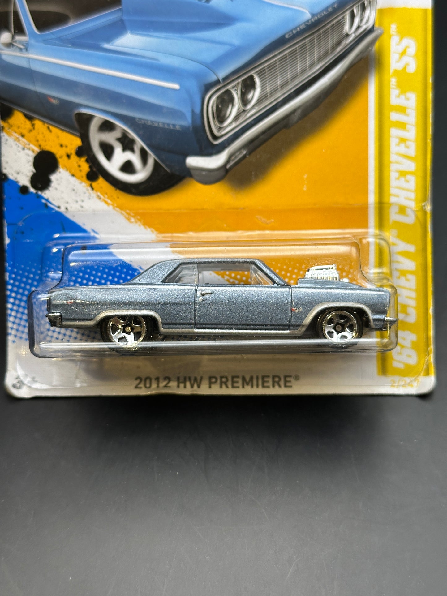 HOT WHEELS - 64 CHEVY CHEVELLE SS (2012) - HW PREMIERE