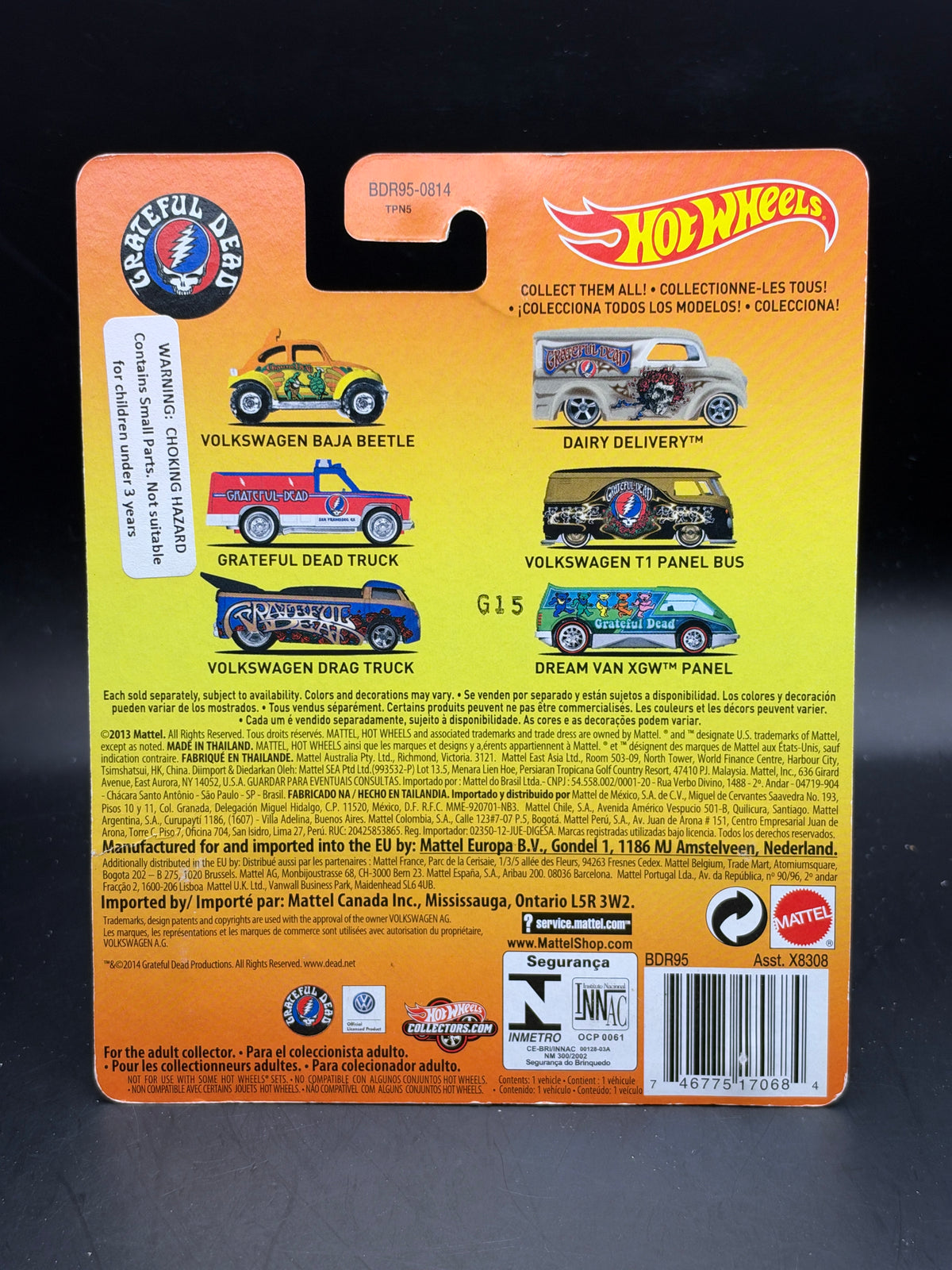 HOT WHEELS - DREAM VAN XGW PANEL (2014) - POP CULTURE - GRATEFUL DEAD