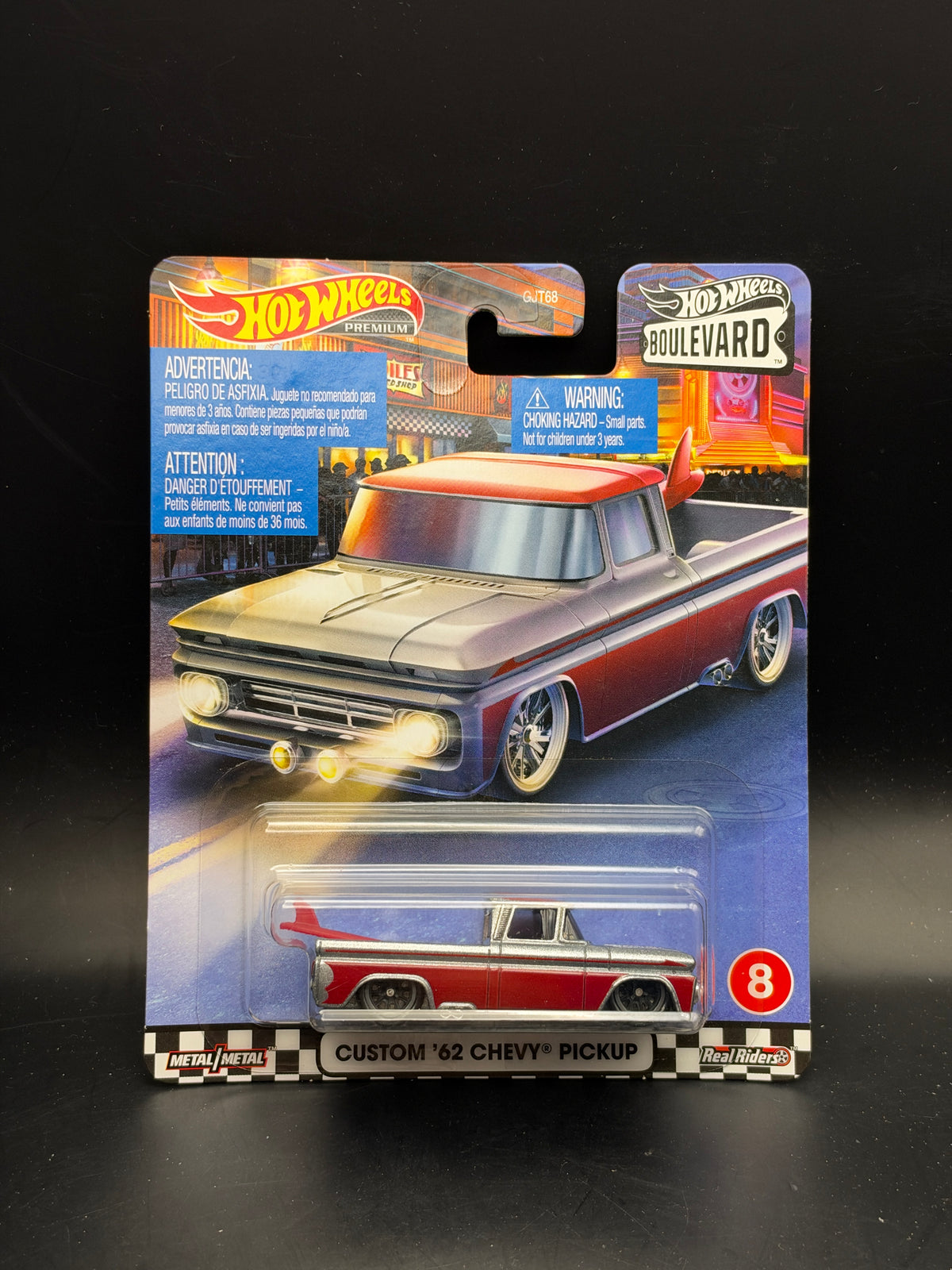 HOT WHEELS - CUSTOM 62 CHEVY PICKUP (2020) - HW BOULEVARD #8