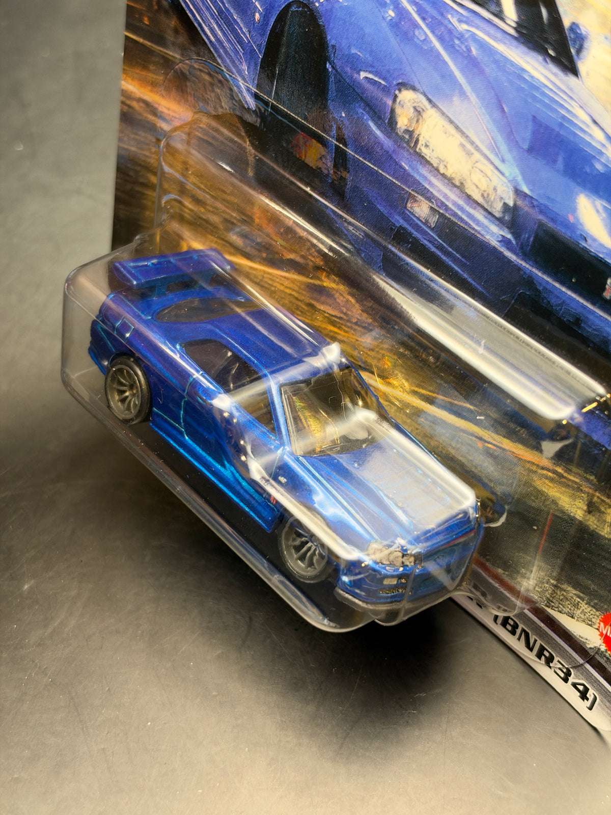 HOT WHEELS - NISSAN SKYLINE GTR (BNR34) (2021) - FAST SUPERSTARS - FAST AND FURIOUS 1/5