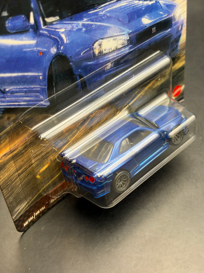 HOT WHEELS - NISSAN SKYLINE GTR (BNR34) (2021) - FAST SUPERSTARS - FAST AND FURIOUS 1/5