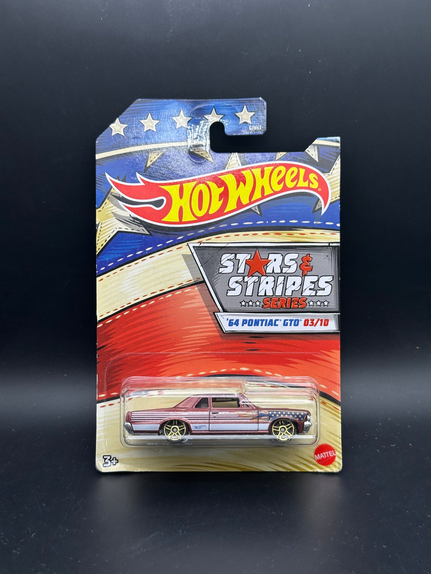 HOT WHEELS - 64 PONTIAC GTO (2020) - STARS AND STRIPE SERIES 3/10