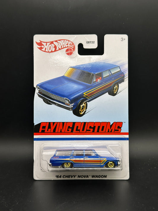 HOT WHEELS - 64 CHEVY NOVA WAGON (2021) - FLYING CUSTOM SERIES