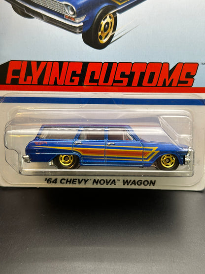 HOT WHEELS - 64 CHEVY NOVA WAGON (2021) - FLYING CUSTOM SERIES