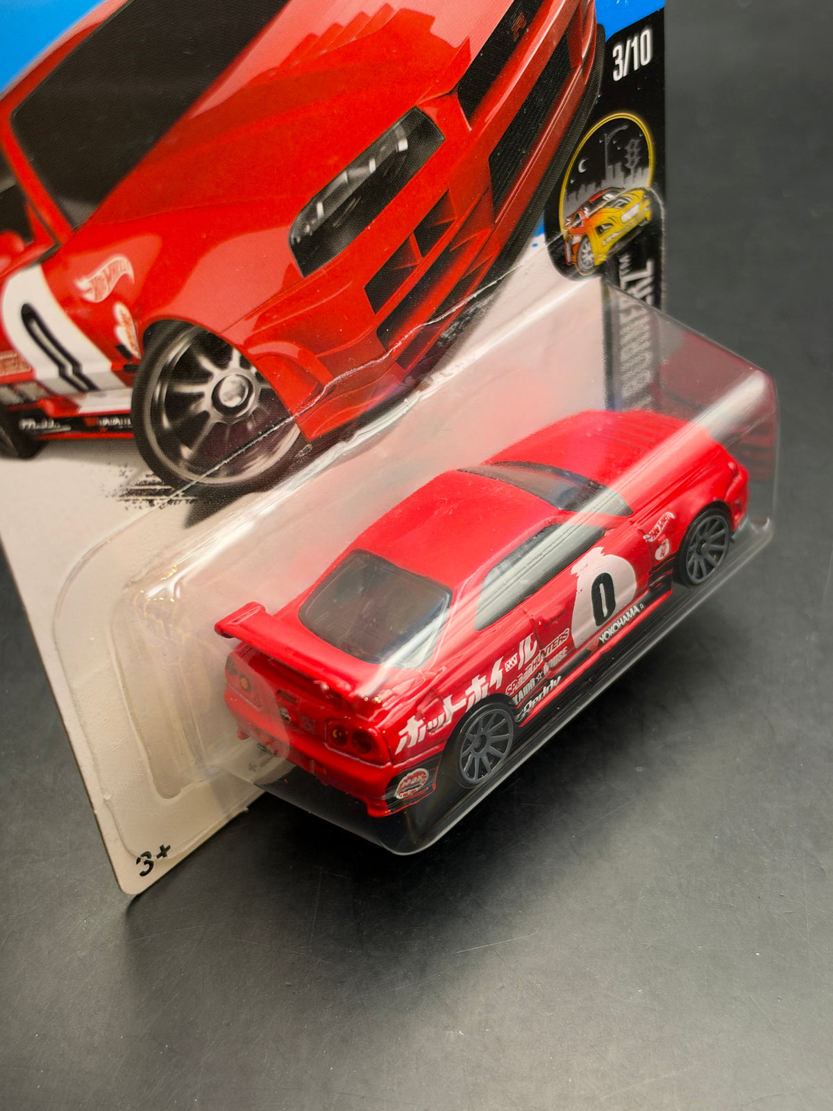 HOT WHEELS - NISSAN SKYLINE GTR BNR34 (2016) - HW NIGHT BURNERZ 3/10
