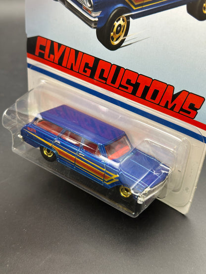 HOT WHEELS - 64 CHEVY NOVA WAGON (2021) - FLYING CUSTOM SERIES