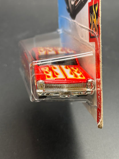 HOT WHEELS - 66 CHEVY NOVA (2019) - HW FLAMES 7/10