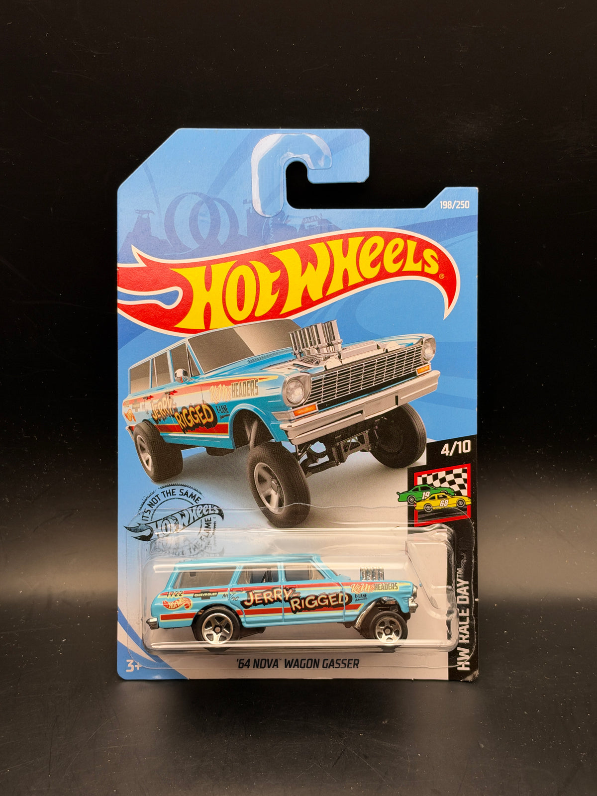 HOT WHEELS - 64 NOVA WAGON GASSER (2019) - HW RACE DAY 4/10
