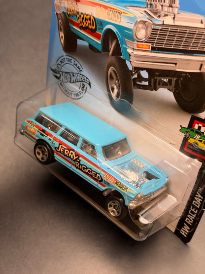 HOT WHEELS - 64 NOVA WAGON GASSER (2019) - HW RACE DAY 4/10